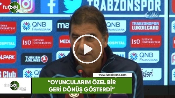Ünal Karaman: "Oyuncularım özel bir geri dönüş gösterdi"
