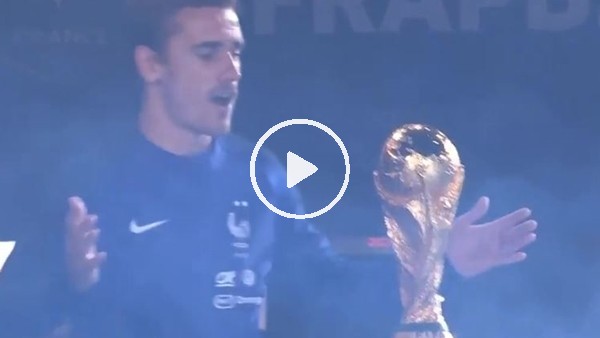 Antoine Griezmann, Dünya Kupası kutlamasına böyle çıktı