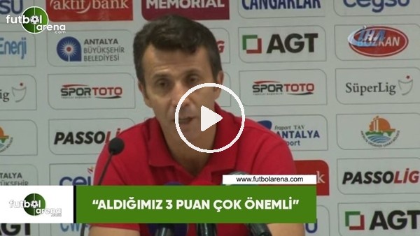 Bülent Kokrmaz: "Aldğımız 3 puan çok önemli"