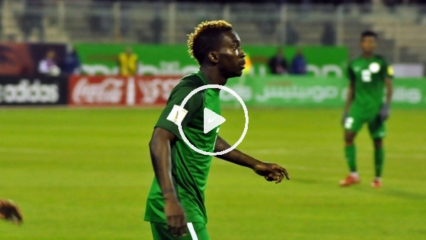 Onyekuru'nun Liberya - Nijerya maçında attığı gol