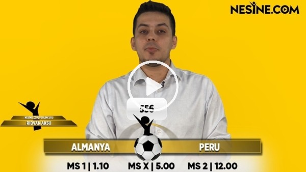 Nesine günün kuponu (9 Eylül 2018)