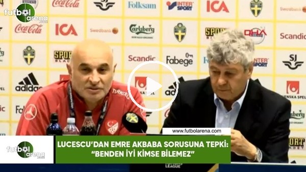 Lucescu'dan Emre Akbaba sorusuna tepki: "Benden iyi kimse bilemez"