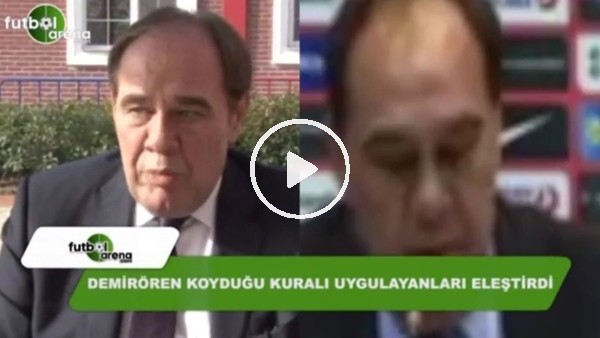 Yıldırım Demirören'den farklı yabancı kuralı yorumu