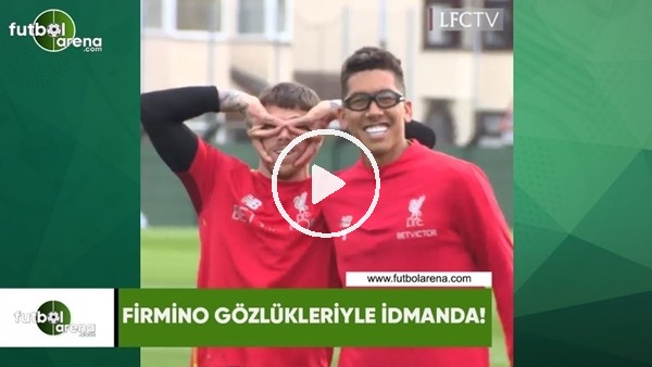 Firmino gözlükleriyle idmanda!