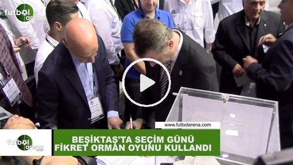 Fikret Orman oyunu böyle kullandı