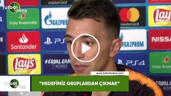 Muslera: "Hedefimiz gruplardan çıkmak"