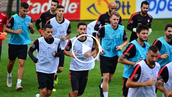 A Milli Futbol Takımı, İstanbul hazırlıklarını tamamladı