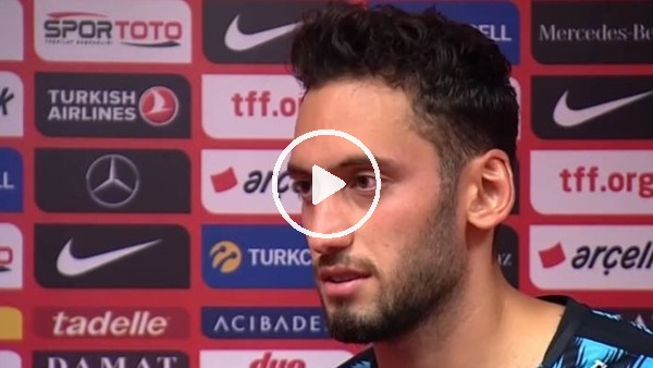 Hakan Çalhanoğlu: "2. maçta varımızı yokumuzu ortaya koyacağız"