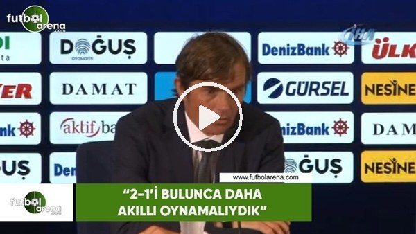Phillip Cocu: 2-1'i bulunca daha akıllı oynamalıydık"