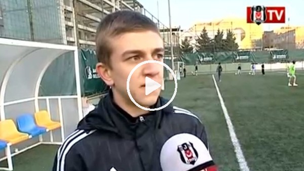 Beşiktaş'ın genç futbolcusu Rıdvan Yılmaz kendini böyle tanıtmıştı