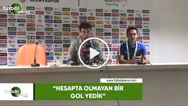 Cihat Arslan: "Hesapta olmayan bir gol yedik"