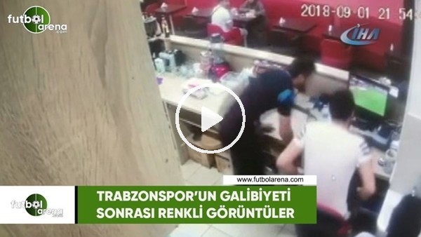 Trabzonspor'un Galatasaray galibiyeti sosyal medyada renkli görüntülere sahne oldu