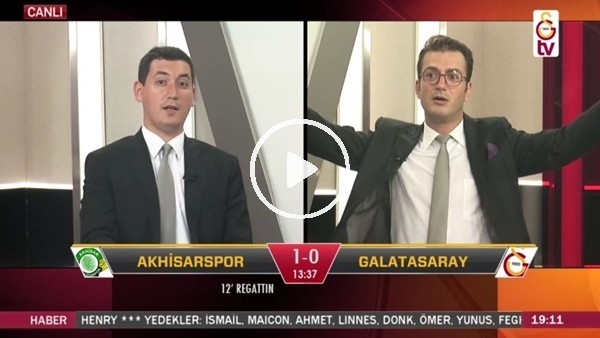 VAR ile iptal edilen gol sonrası GS TV'de büyük sevinç!