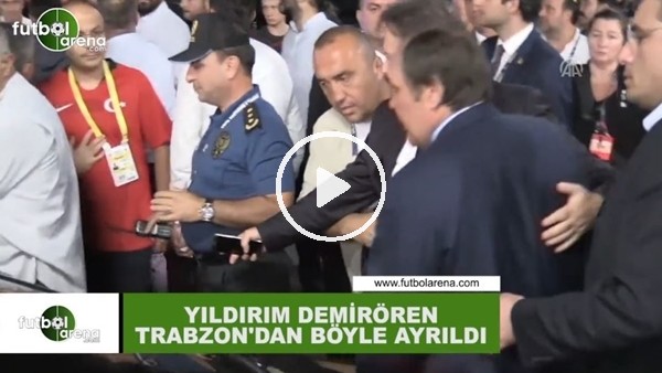 Yıldırım Demirören stattan böyle ayrıldı