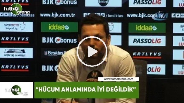 Erol Bulut: "Hücum anlamında iyi değildik"