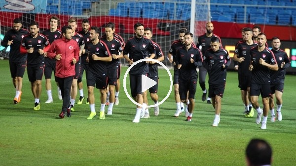 A Milli Futbol Takımı hazırlıklarını tamamladı