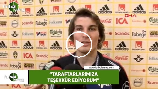 Çağlar Söyüncü: "Taraftarlarımıza teşekkür ediyorum"