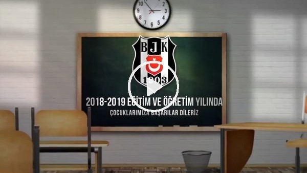 Beşiktaş'ın yeni eğitim ve öğretim yılı için hazırladığı video!