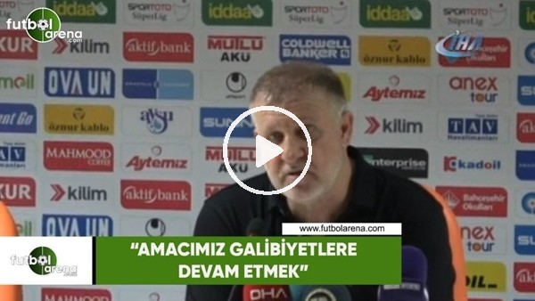 Mesut Bakkal: "Amacımız galibiyetlere devam etmek"