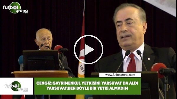 Mustafa Cengiz ve Duygun Yarsuvat divan kurulunda birbiriyle çelişti