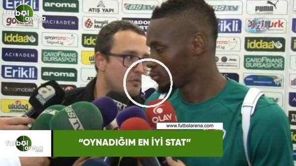 Sakho: "Oynadığım en iyi stat"
