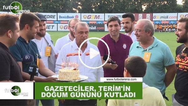Gazeteciler Fatih Terim'in doğum gününü kutladı