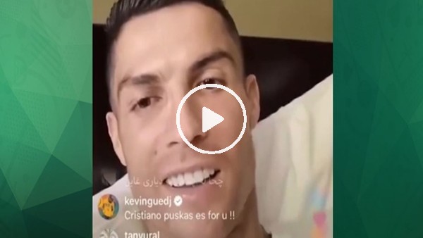 Cristiano Ronaldo: "Selamün aleyküm"