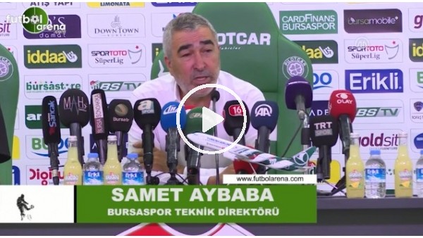 Samet Aybaba: "Çalıştığımız yerden gol yedik"