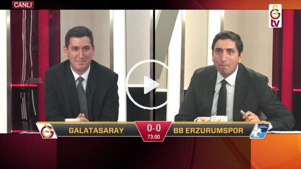 Maicon'un golünde GS TV spikerleri