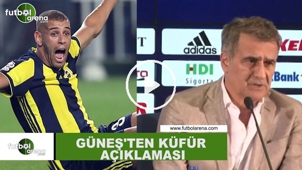 Şenol Güneş'ten küfür açıklaması