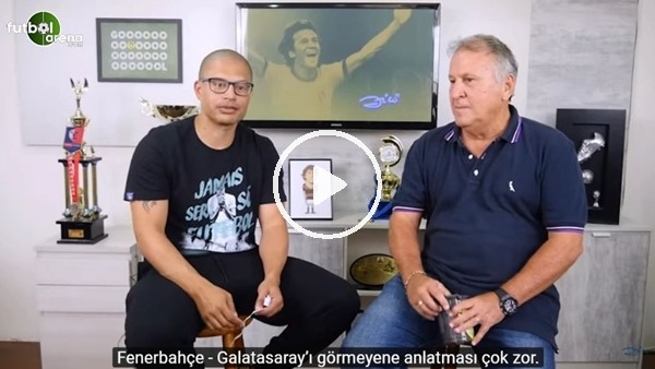 Alex de Souza: "Fenerbahçe - Galatasaray derbisini görmeyene anlatmak çok zor"
