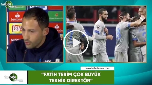 Domenico Tedesco: "Fatih Terim çok büyük teknik direktör"