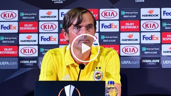 Phillip Cocu, Spartak Trnava maçı öncesi basın toplantısı düzenledi