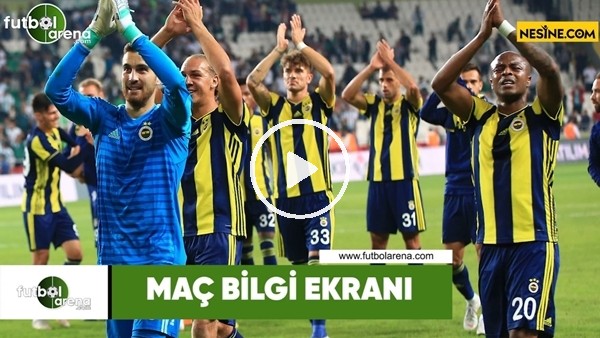 Fenerbahçe - Başakşehir | Bilgi Ekranı