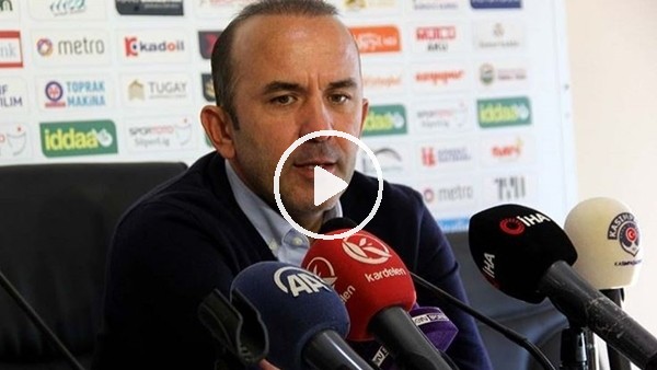 Mehmet Özdilek: "Zaman zaman hakemleri de yenmemiz gerekiyormuş"
