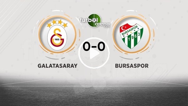 FutbolArena TV'de Galatasaray - Bursaspor devre arası yorumları