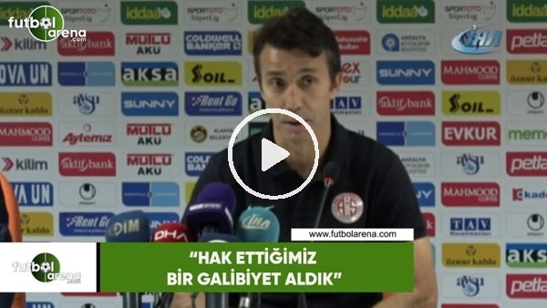 Bülent Korkmaz: "Hakkettiğimiz bir galibiyet aldık"
