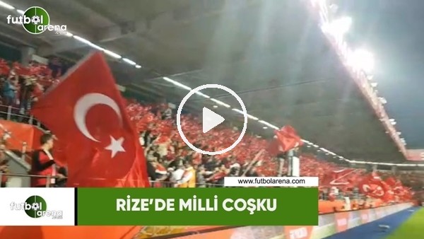 Rize'de milli coşku