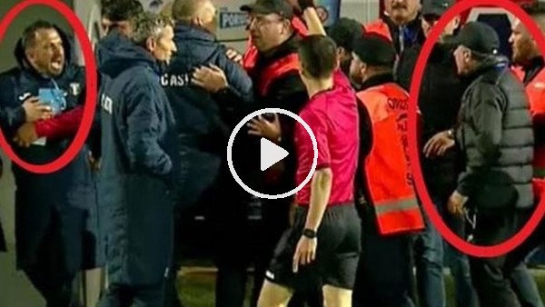 Hagi, Türk teknik adamla birbirine girdi