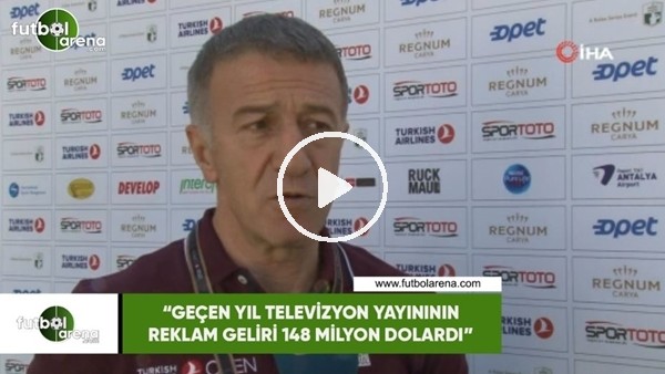 Ahmet Ağaoğlu: "Geçen yıl televizyon yayının reklam geliri 148 Milyon Dolardı"