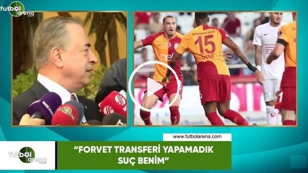 Mustafa Cengiz: "Forvet transferi yapamadık suç benim"