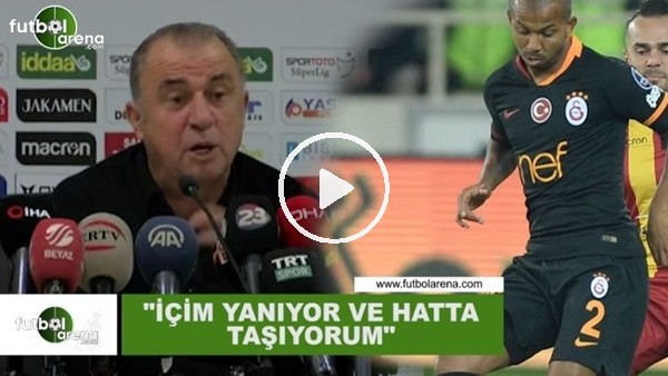Fatih Terim: "İçim yanıyor ve hatta taşıyorum"