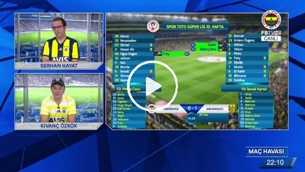 Erdem Özgenç'in penaltı golünde FB TV spikerleri