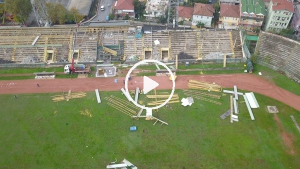 Eski Sakarya Atatürk Stadında yıkım başladı