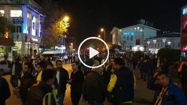 Fenerbahçe - Ankaragücü maçına doğru stat çevresi