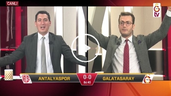 Ryan Donk'un golü sonrası GS TV'de büyük sevinç
