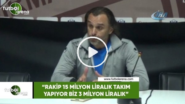 Hüseyin Yenikan: "Rakip 15 milyon liralık takım yapıyor, biz 3 milyon liralık"