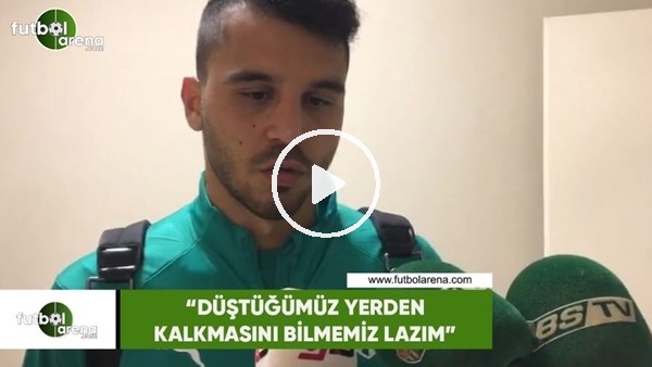 Aytaç Kara: "Düştüğümüz yerden kalkmasını bilmemiz lazım"