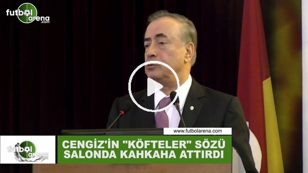 Mustafa Cengiz'in "köfteler" sözü salonda kahkaha attırdı