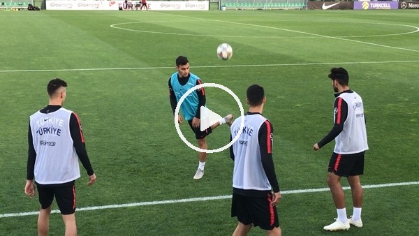 FutbolArena, Milli Takım antrenmanında